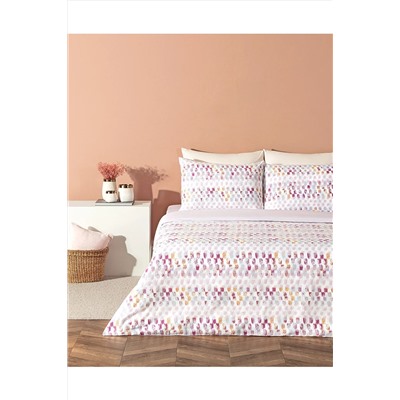 Madame Coco Gordes King Size Ranforce Nevresim Takımı - Pembe NT0000000055-8682116823432