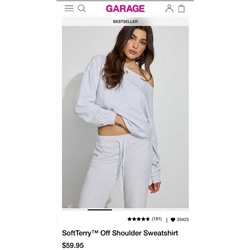 Женский свитшот / толстовка  с открытыми плечами 6 цветов ГАРА*Ж