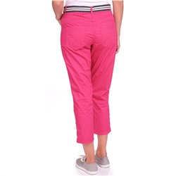 7/8 Damen Hose mit gestreiftem Gürtel