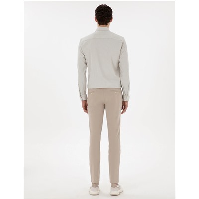 Bej Klasik Jogger Pantolon