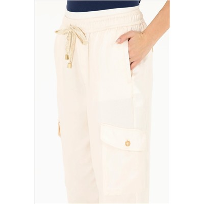 Kadın Krem Pantolon