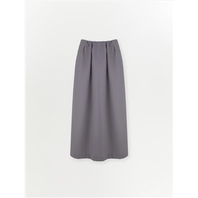 Юбка миди на резинке из костюмной шерсти, S1124/peter
