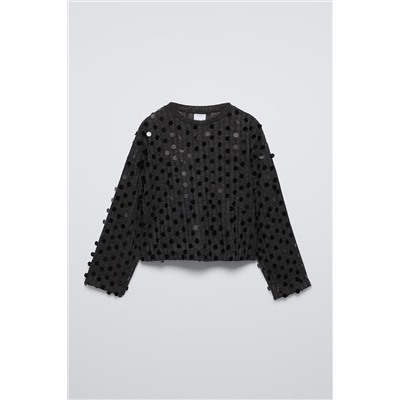 SOFT TOUCH SEQUIN T-SHIRT