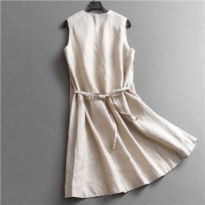 Льняное платье КО*С