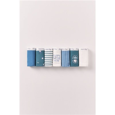 Pack 7 bragas culottes algodón estampado Hello Kitty