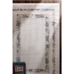 Vence Halı - Beyaz/Gri - 155x225 cm