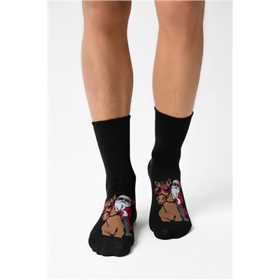 Носки мужские Мороз на коне