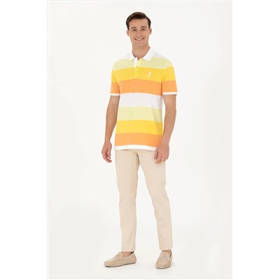 Erkek Turuncu Polo Yaka Tişört