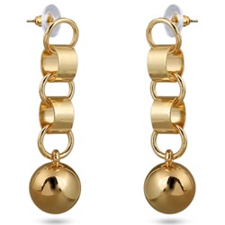 Серьги (покрытие: золото)