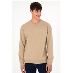 Erkek Kum Basic Sweatshirt