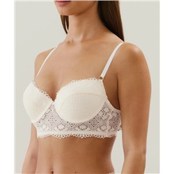 Bustier push-up de encaje