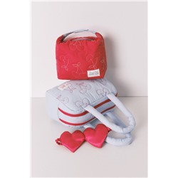 Neceser grande acolchado azul Mickey