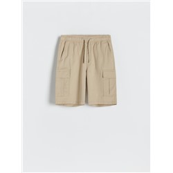Cargo-Shorts aus Baumwolle