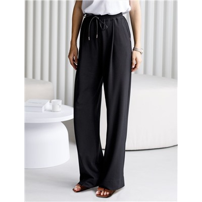 Брюки из тонкого джерси со шнурком