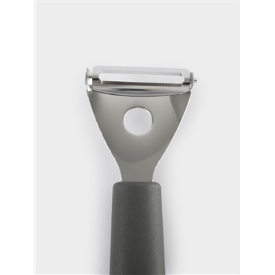 Овощечистка, 18 см, Т-образная, сталь/пластик, графитовая, Multi