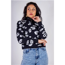 Джемпер с фиксатором Леопард арт.23377