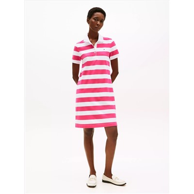 Rugby Stripe Polo Dress