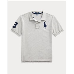 BOYS 8-20 Slim Fit Cotton Mesh Polo