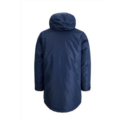 Parka con capucha Azul marino