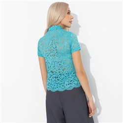Водолазка из кружева, На что вы намекаете? (бирюзовая)