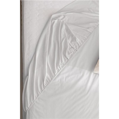 Manon King Size %100 Pamuk Ranforce Lastikli Çarşaf - Gri