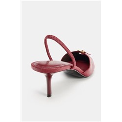 ZAPATO TACÓN DESTALONADO HEBILLA