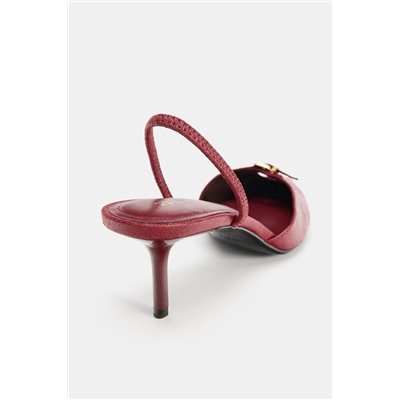 ZAPATO TACÓN DESTALONADO HEBILLA