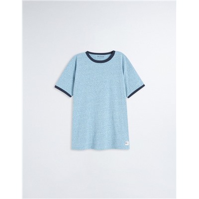 Contrast T-shirt, Men, Grey