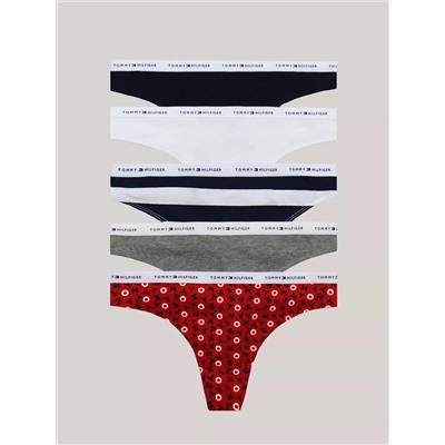 Logo Mix Thong 5-Pack