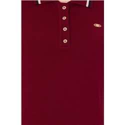 Kadın Vişne Triko Elbise