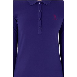 Kadın Mor Basic Sweatshirt