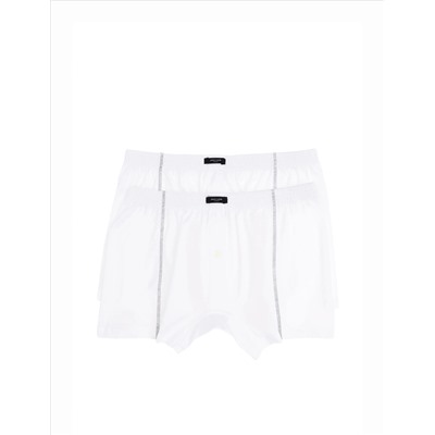 Beyaz Pamuklu 2'li Boxer
