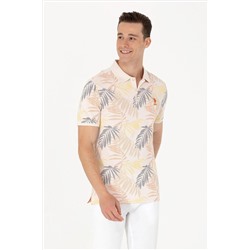 Erkek Ekru Polo Yaka Tişört