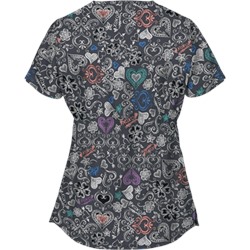 UA Chalked Medley Pewter Scrub Top