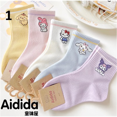 Носки для девочек 5 пар