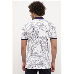 Erkek Beyaz Polo Yaka Tişört