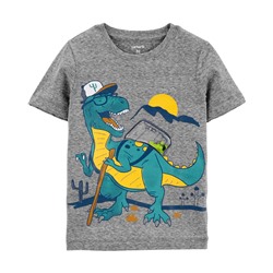 Carter's | Toddler Dinosaur Camper Snow Yarn Tee