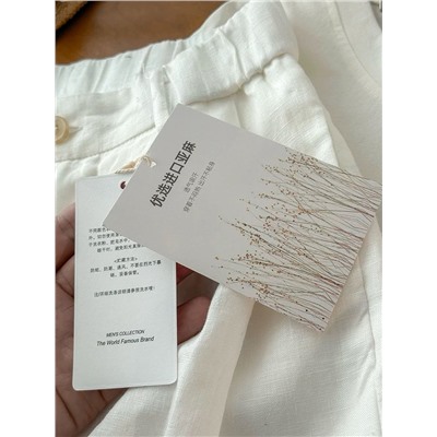 Женские  льняные шорты идеальной длины