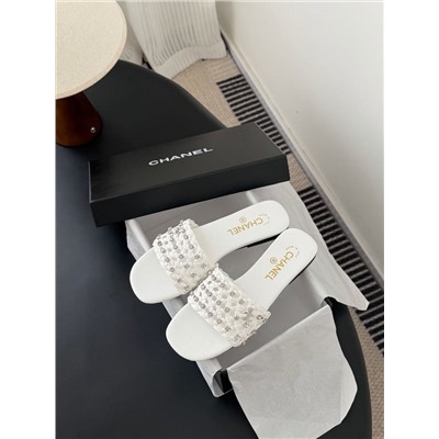 Женские шлепки / мюли 5 цветов ШАНЕЛ*Ь