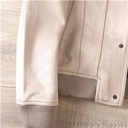 Бомбер из качественной мягкой  искусственной замши. Бренд не разглядела. Продавец пишет, что экспорт  Материал: иск. замша