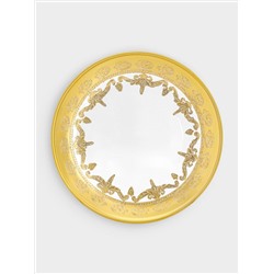 Тарелка для хлеба, 14,5 см, 4 шт, стекло, золотистая, Versailles