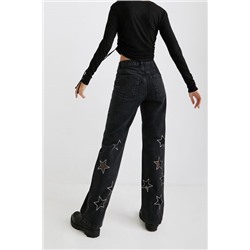 Vaqueros slim estrellas glitter