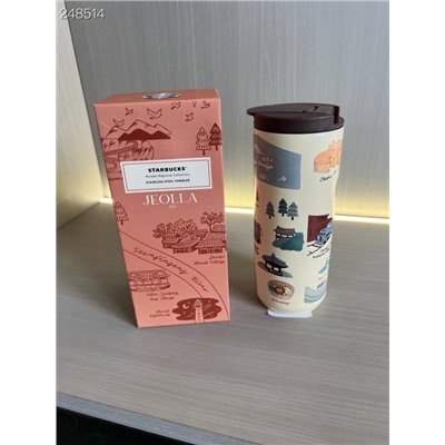 Термостакан Starbuck*s с городами Южной Кореи  ☕️  Экспорт в Южную Корею