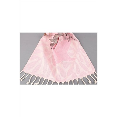 Kayra Export Peştemal Pembe Kurulama Bezi Küçük Boy 45x95 Cm Pamuk Peşkir Bulaşık Bezi