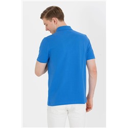 Erkek Saks Polo Yaka Tişört