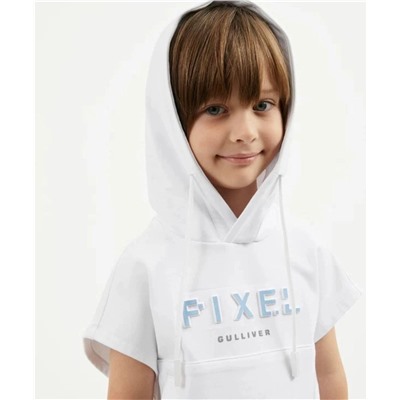 Детское худи без рукавов/футболка с капюшоном и с карманами, экспорт в Россию ГУЛИВЕ*Р  Материал: 95% хлопок, 5% эластан Количество ограничено!