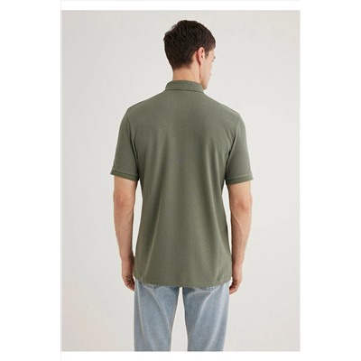 Mavi Haki Polo Tişört Slim Fit / Dar Kesim 063247-33198