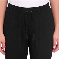 Damen Jogpants in Crepp-Optik