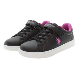 Sneakers Trace - cuero - negro y fucsia