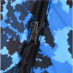 Теплая стеганая куртка-пуховик с камуфляжным принтом THE NORTH FAC*E